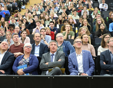 Openingscollege Politicologie met Vlaams minister-president Jan Jambon