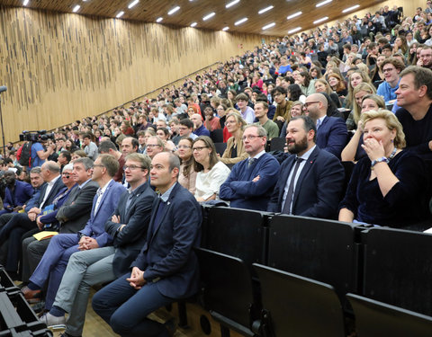 Openingscollege Politicologie met Vlaams minister-president Jan Jambon