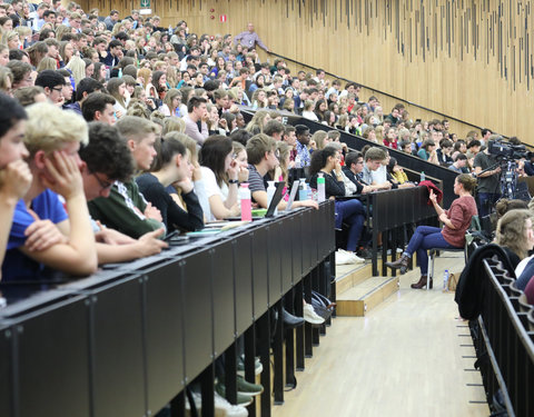 Openingscollege Politicologie met Vlaams minister-president Jan Jambon