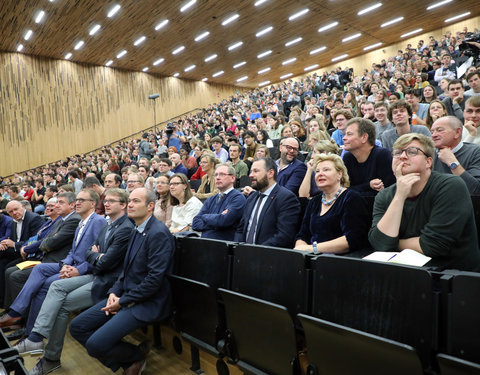 Openingscollege Politicologie met Vlaams minister-president Jan Jambon