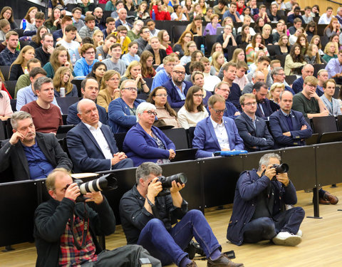 Openingscollege Politicologie met Vlaams minister-president Jan Jambon