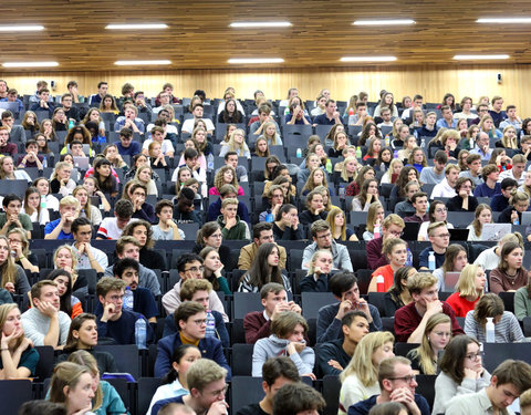 Openingscollege Politicologie met Vlaams minister-president Jan Jambon