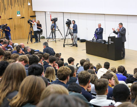 Openingscollege Politicologie met Vlaams minister-president Jan Jambon