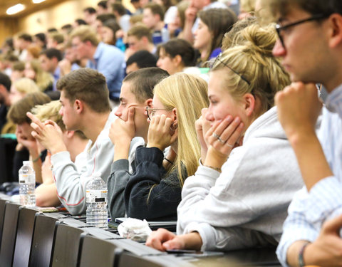 Openingscollege Politicologie met Vlaams minister-president Jan Jambon