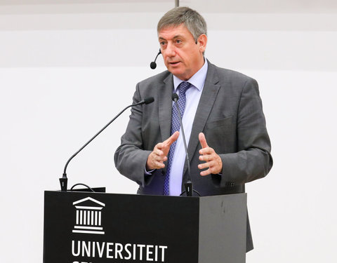 Openingscollege Politicologie met Vlaams minister-president Jan Jambon