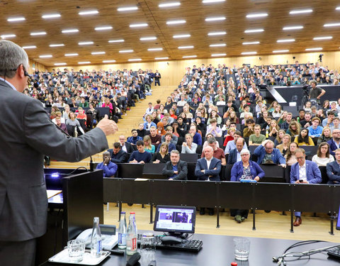 Openingscollege Politicologie met Vlaams minister-president Jan Jambon