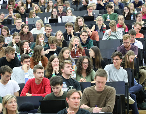 Openingscollege Politicologie met Vlaams minister-president Jan Jambon