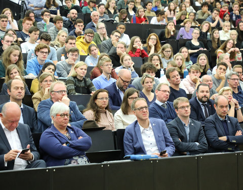 Openingscollege Politicologie met Vlaams minister-president Jan Jambon