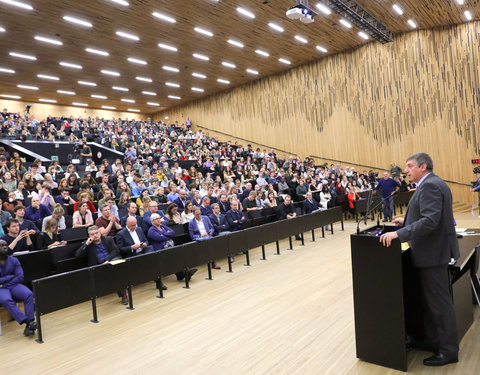 Openingscollege Politicologie met Vlaams minister-president Jan Jambon