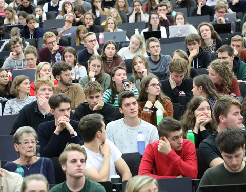 Openingscollege Politicologie met Vlaams minister-president Jan Jambon