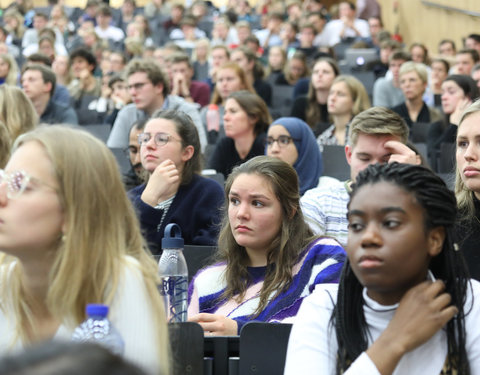 Openingscollege Politicologie met Vlaams minister-president Jan Jambon