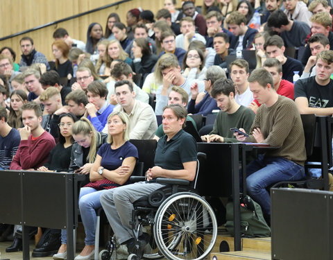 Openingscollege Politicologie met Vlaams minister-president Jan Jambon