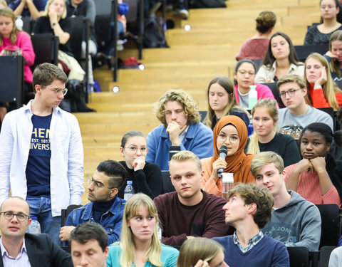 Openingscollege Politicologie met Vlaams minister-president Jan Jambon