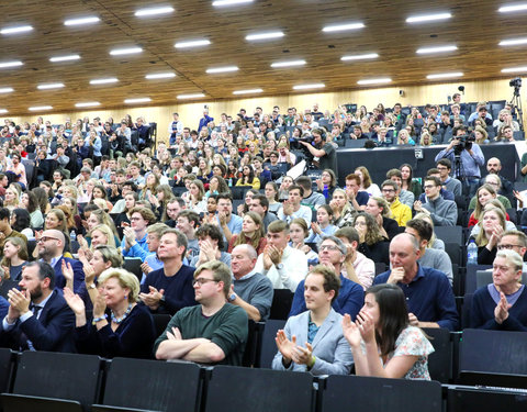 Openingscollege Politicologie met Vlaams minister-president Jan Jambon