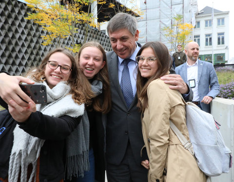 Openingscollege Politicologie met Vlaams minister-president Jan Jambon