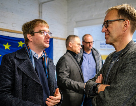 Eerstesteenlegging VEG-i-TEC onderzoeksgebouw voor de aardappel- en groentenverwerkende industrie in West-Vlaanderen