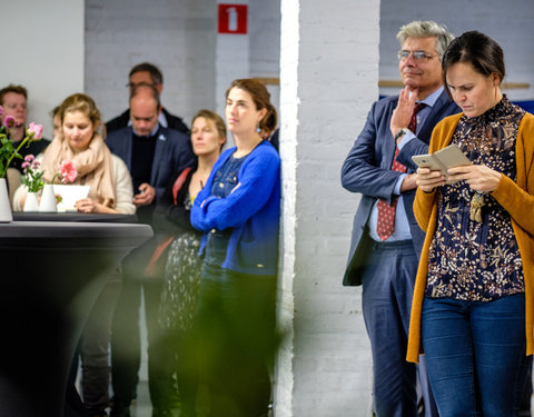 Eerstesteenlegging VEG-i-TEC onderzoeksgebouw voor de aardappel- en groentenverwerkende industrie in West-Vlaanderen