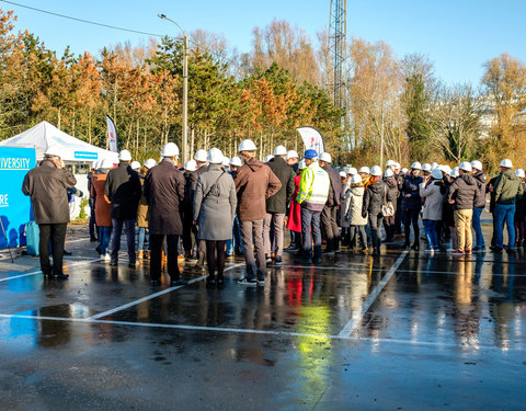 Eerstesteenlegging VEG-i-TEC onderzoeksgebouw voor de aardappel- en groentenverwerkende industrie in West-Vlaanderen