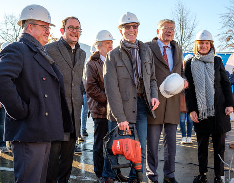 Eerstesteenlegging VEG-i-TEC onderzoeksgebouw voor de aardappel- en groentenverwerkende industrie in West-Vlaanderen