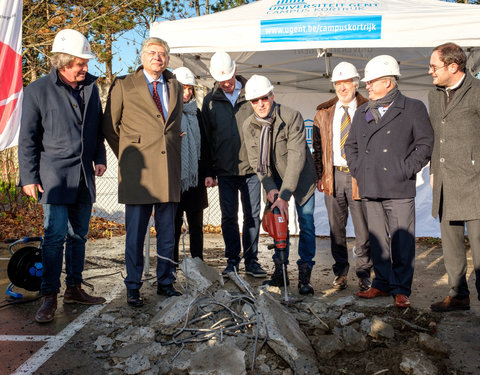 Eerstesteenlegging VEG-i-TEC onderzoeksgebouw voor de aardappel- en groentenverwerkende industrie in West-Vlaanderen