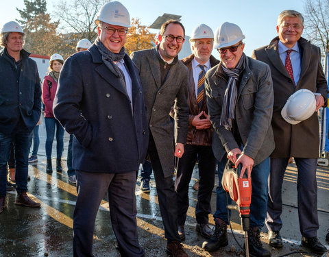 Eerstesteenlegging VEG-i-TEC onderzoeksgebouw