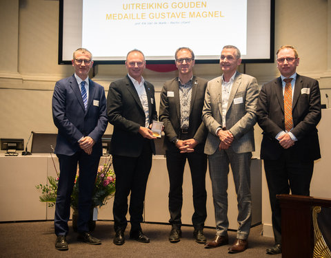 Uitreiking 13e Gouden Medaille Gustave Magnel