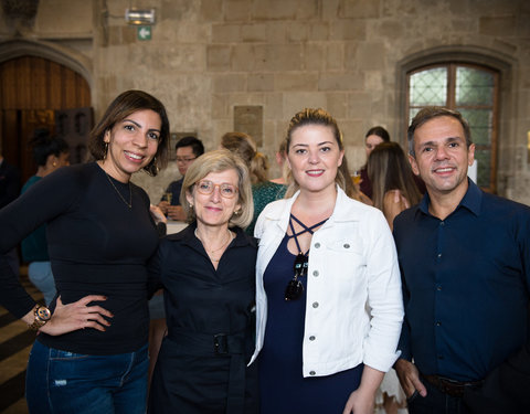 Ontvangst op Gentse stadhuis deelnemers summer schools Faculteit Recht en Criminologie