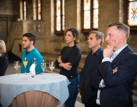 Ontvangst op Gentse stadhuis deelnemers summer schools Faculteit Recht en Criminologie