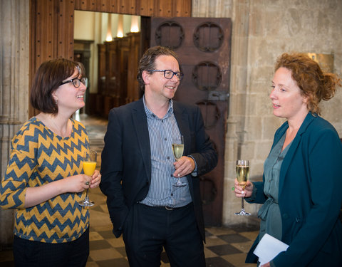 Ontvangst op Gentse stadhuis deelnemers summer schools Faculteit Recht en Criminologie