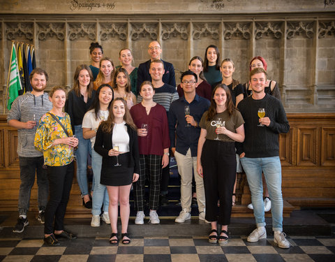 Ontvangst op Gentse stadhuis deelnemers summer schools Faculteit Recht en Criminologie