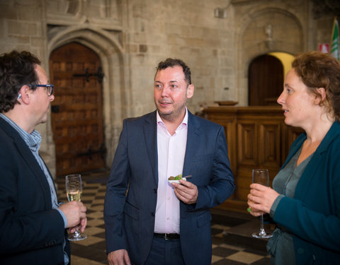 Ontvangst op Gentse stadhuis deelnemers summer schools Faculteit Recht en Criminologie