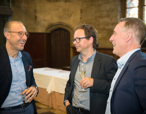 Ontvangst op Gentse stadhuis deelnemers summer schools Faculteit Recht en Criminologie