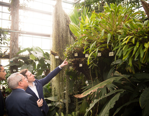 Bezoek ambassadeur van Jemen aan de Plantentuin