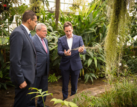 Bezoek ambassadeur van Jemen aan de Plantentuin