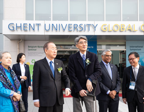 Koningin bezoekt UGent Global Campus in Korea