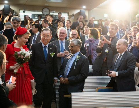 Koningin bezoekt UGent Global Campus in Korea