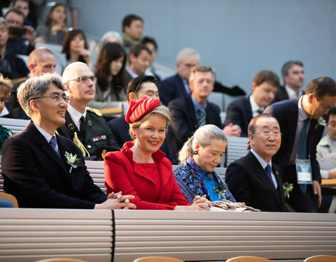 Koningin bezoekt UGent Global Campus in Korea