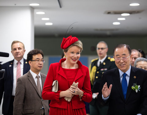 Koningin bezoekt UGent Global Campus in Korea