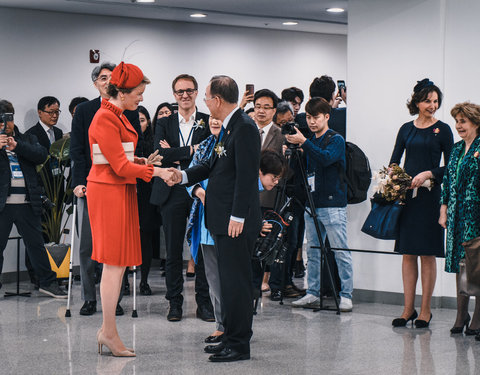 Koningin bezoekt UGent Global Campus in Korea