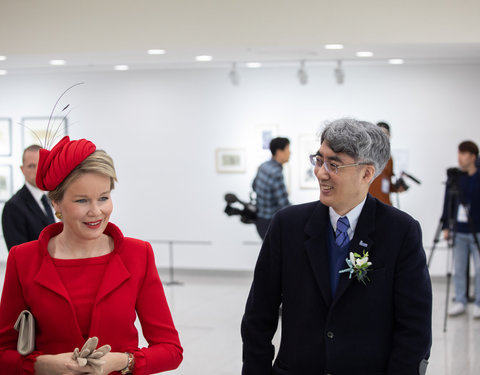 Koningin bezoekt UGent Global Campus in Korea