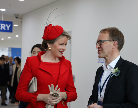 Koningin bezoekt UGent Global Campus in Korea