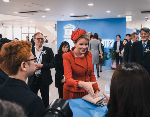 Koningin bezoekt UGent Global Campus in Korea