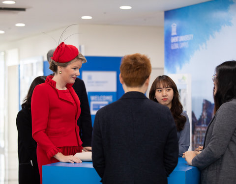 Koningin bezoekt UGent Global Campus in Korea