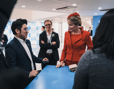 Koningin bezoekt UGent Global Campus in Korea