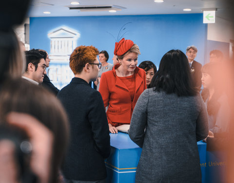 Koningin bezoekt UGent Global Campus in Korea