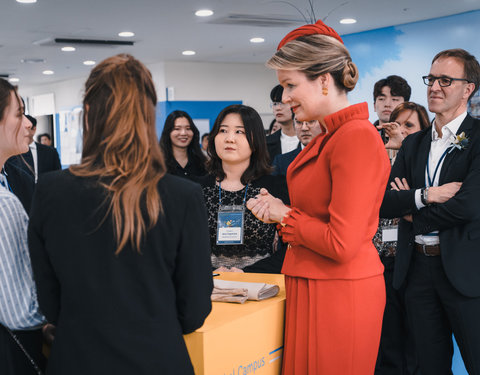 Koningin bezoekt UGent Global Campus in Korea