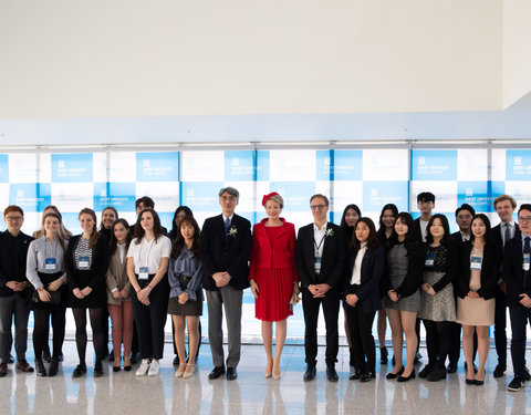 Koningin bezoekt UGent Global Campus in Korea