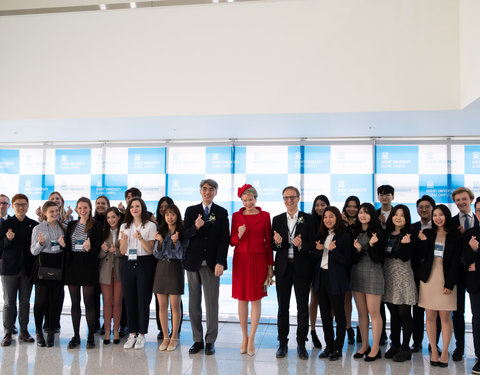 Koningin bezoekt UGent Global Campus in Korea