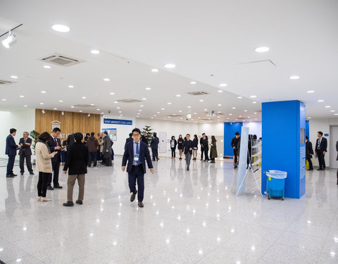 Koningin bezoekt UGent Global Campus in Korea