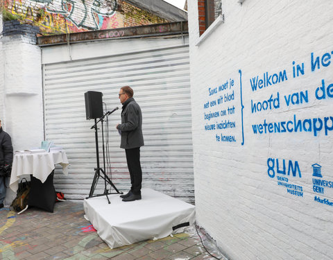 Lancering GUM in het graffitistraatje